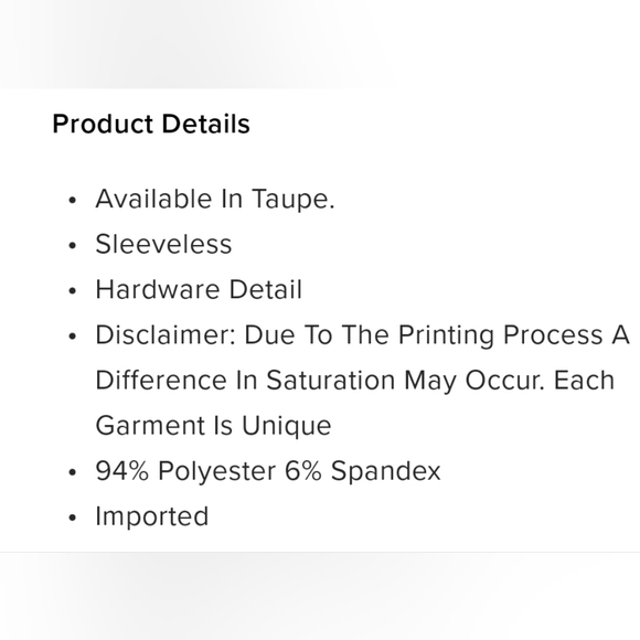 Fashion Nova- Wild Hearts Rise Tank Top (Taupe) *new* - Picture 5 of 8